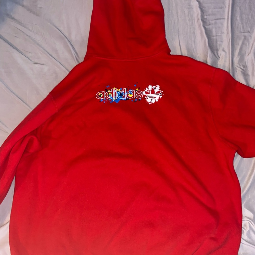 Adult red 2X Adidas Hoodie